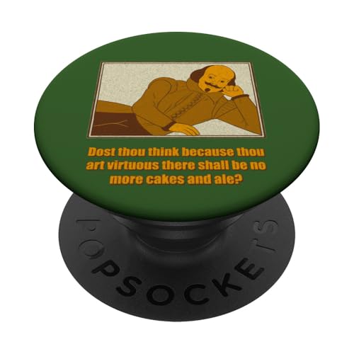 Distressed Virtuous Cakes Ale Twelfth Night Shakespeare PopSockets Klebender PopGrip Distressed Virtuous Cakes Ale Twelfth Night Shakespeare PopSockets Klebender PopGrip von Shakespearean Quotes Apparel