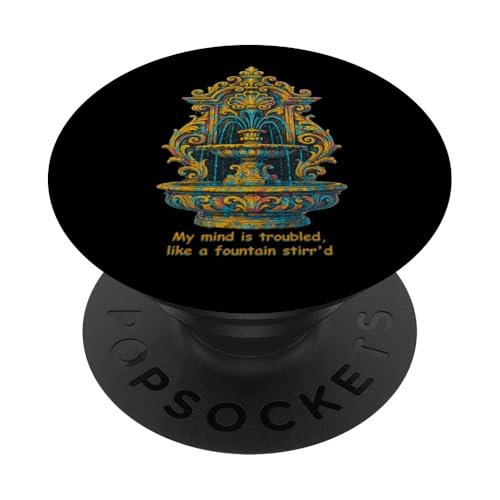 Mind Troubled Fountain Achilles Troilus Cressida Komödie PopSockets Klebender PopGrip Mind Troubled Fountain Achilles Troilus Cressida Komödie PopSockets Klebender PopGrip von Shakespearean Quotes Apparel