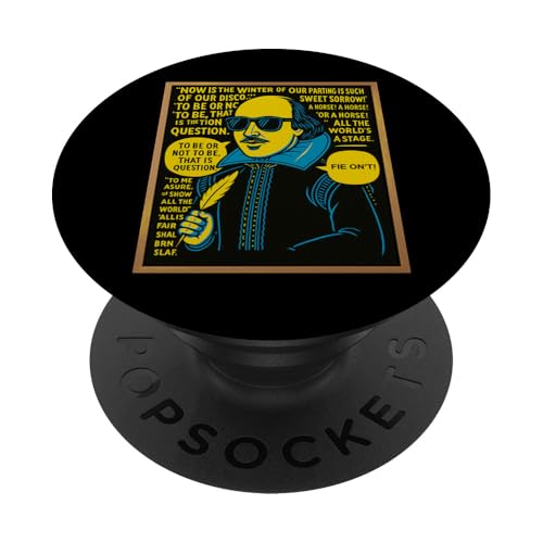 Parting Sorrow Question World Stage Horse Shakespeare-Zitate PopSockets Klebender PopGrip von Shakespearean Quotes Apparel