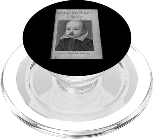 Shakespeare First Folio Portrait Titelseite im Used-Look PopSockets PopGrip für MagSafe Shakespeare First Folio Portrait Titelseite im Used-Look PopSockets PopGrip für MagSafe von Shakespearean Quotes Apparel