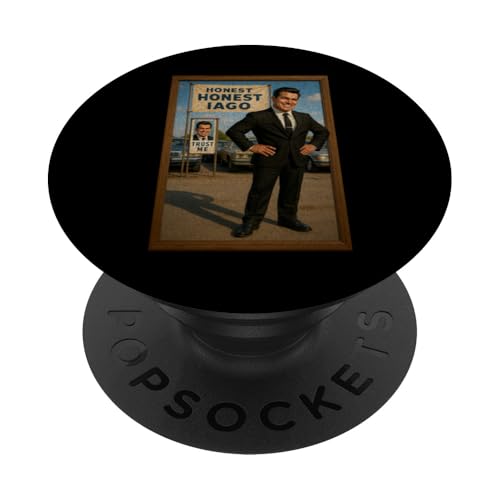 Verzweifelt, ehrlich, Iago Othello, Bösewicht, Shakespeare, Tragödie PopSockets Klebender PopGrip von Shakespearean Quotes Apparel