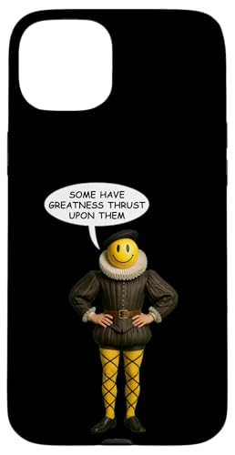 Zitat "Some Greatness Thrust Upon Malvolio Twelfth Night" Hülle für iPhone 15 Plus von Shakespearean Quotes Apparel