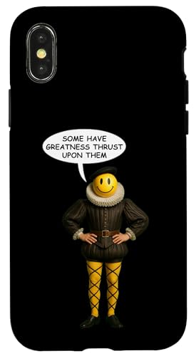 Zitat "Some Greatness Thrust Upon Malvolio Twelfth Night" Hülle für iPhone X/XS Zitat "Some Greatness Thrust Upon Malvolio Twelfth Night" Hülle für iPhone X/XS von Shakespearean Quotes Apparel