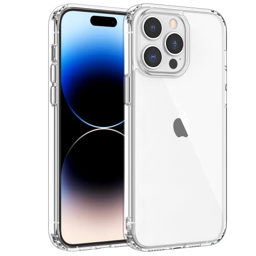 Shamo's Kompatibel mit iPhone 14 Pro Max Hülle, transparente Hüllen stoßfest mit TPU-Silikon-Stoßdämpfern, Kratzfeste Abdeckung, transparent HD klar [Anti-Vergilbung] von Shamo's