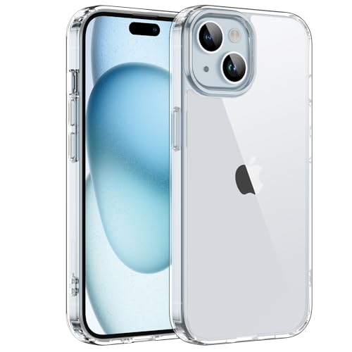 Shamo's Transparente Schutzhülle für iPhone 15 – Premium transparente Schutzhülle mit verbesserter Haltbarkeit – schlankes und schlankes Design – kabellose Ladekompatibilität von Shamo's