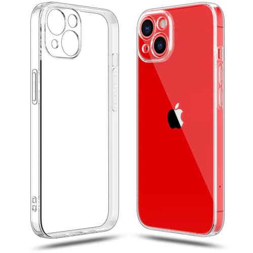 Shamo's iPhone 14 Plus Hülle (2022) Clear Case Cover Stoßfest Bumper Cover Soft TPU Silikon Transparent Anti-Scratch HD Crystal Clear von Shamo's