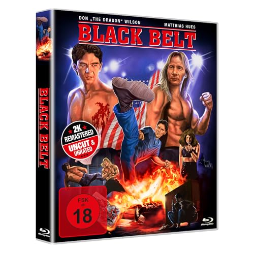 DON "THE DRAGON" WILSON - Black Belt - Unrated - Cover B [Blu-ray] von Shamrock Media / CARGO [Limited Edition]