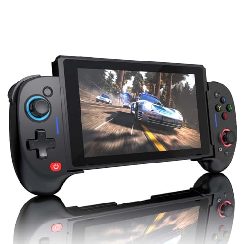 ShanWan Switch Controller Joy Con für Switch/OLED, Nintendo Switch Controller Joy Son mit Verstellbarem Bedienhebel, Joypad Controller für Joy-Con mit 6-Axis Gyro, Dual Motor Vibration, Turbo Button ShanWan Switch Controller Joy Con für Switch/OLED, Nintendo Switch Controller Joy Son mit Verstellbarem Bedienhebel, Joypad Controller für Joy-Con mit 6-Axis Gyro, Dual Motor Vibration, Turbo Button von ShanWan