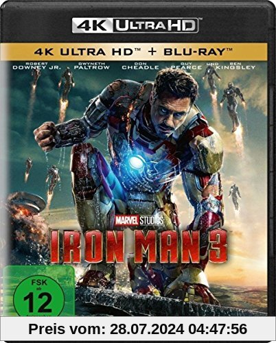 Iron Man 3  (4K Ultra HD) (+ Blu-ray) von Shane Black
