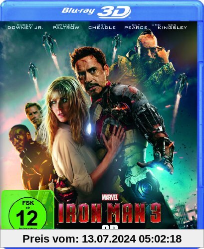 Iron Man 3  (inkl. 2D-Version) [3D Blu-ray] von Shane Black