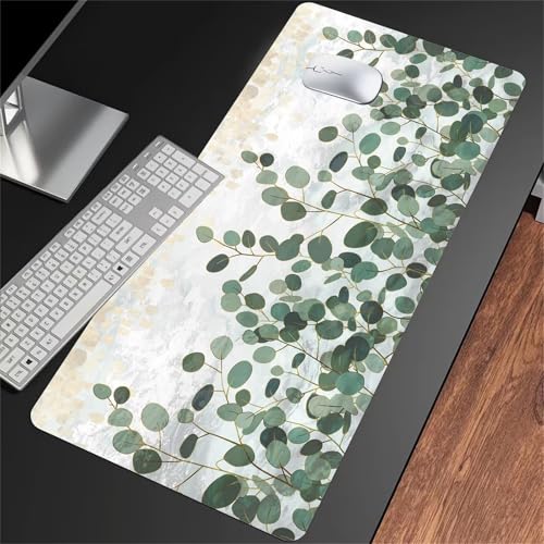 Gaming Mauspad Groß Mousepad 700x400x3mm Grünes Blatt Mauspad XXL mit Rutschfester Basis Waschbares Schreibtischunterlage für Zuhause, Büro, Gamer Gaming Mauspad Groß Mousepad 700x400x3mm Grünes Blatt Mauspad XXL mit Rutschfester Basis Waschbares Schreibtischunterlage für Zuhause, Büro, Gamer von ShangShengzi