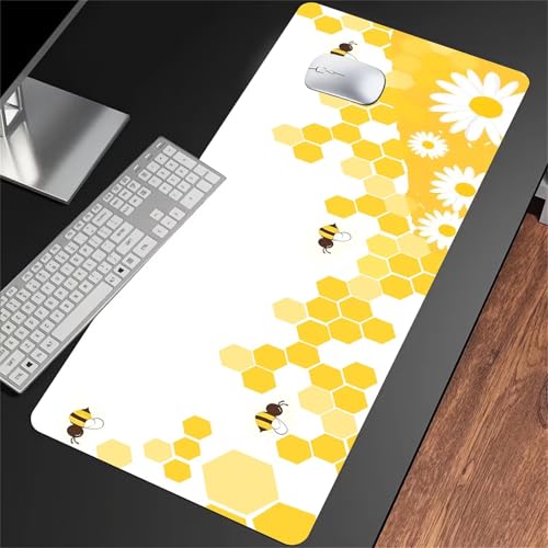 Gaming Mauspad Groß Mousepad 900x400x2mm Gelbe Geometrie Mauspad XXL mit Rutschfester Basis Waschbares Schreibtischunterlage für Zuhause, Büro, Gamer Gaming Mauspad Groß Mousepad 900x400x2mm Gelbe Geometrie Mauspad XXL mit Rutschfester Basis Waschbares Schreibtischunterlage für Zuhause, Büro, Gamer von ShangShengzi