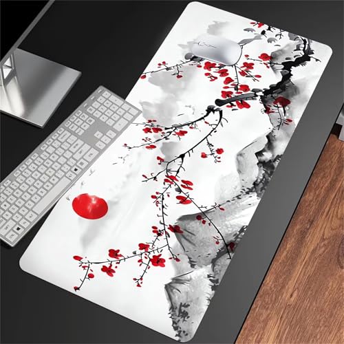 Gaming Mauspad XXL Tuschemalerei - Groß Mousepad 700x300x2mm - rutschfeste Schreibtischunterlage für Gaming und Büro - Fransenfreie Ränder - Improved Precision and Speed Gaming Mauspad XXL Tuschemalerei - Groß Mousepad 700x300x2mm - rutschfeste Schreibtischunterlage für Gaming und Büro - Fransenfreie Ränder - Improved Precision and Speed von ShangShengzi
