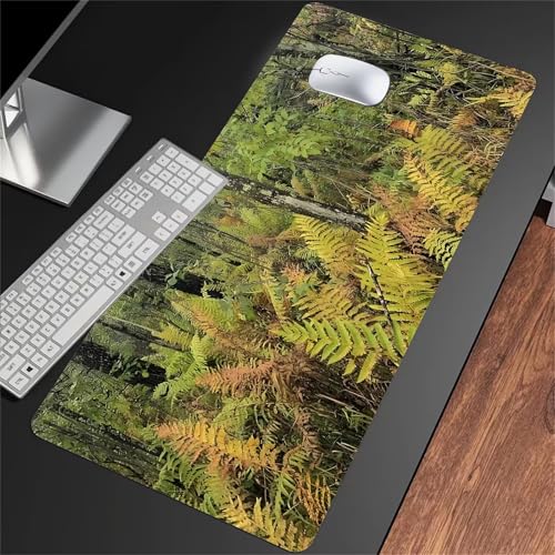 ShangShengzi Gaming Mauspad XXL 700x300x3mm Mauspad Große Waschbares Schreibtischunterlage mit Einer speziellen Oberfläche Verbessert Präzision und Geschwindigkei (Tropische Pflanzen Bäume) von ShangShengzi