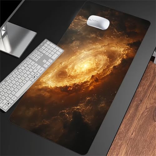 ShangShengzi Gaming Mauspad XXL 900x400x2mm Mauspad Große Waschbares Schreibtischunterlage mit Einer speziellen Oberfläche Verbessert Präzision und Geschwindigkei (Wolken Landschaft) von ShangShengzi
