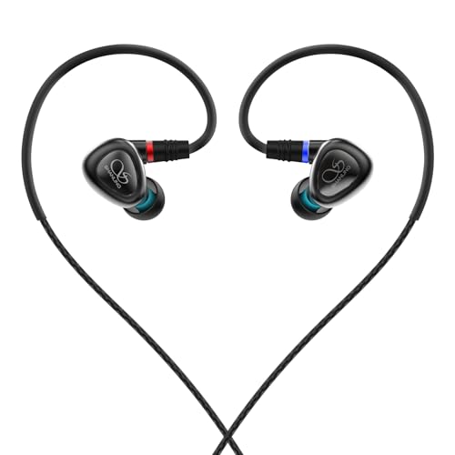 SHANLING ME80 Hi-Res IEMs, PU + PEEK-Membran, 10 mm, dynamischer Treiber, IEMs, In-Ear-Kopfhörer, abnehmbare MMCX, verlustfreie kabelgebundene Ohrhörer von Shanling
