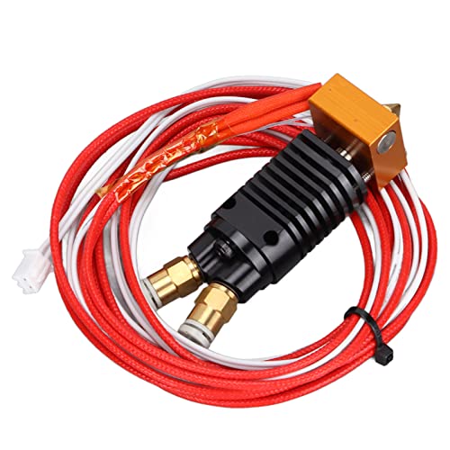 3D-Druckerzubehör, 2 in 1 Out Extruder Kit Wärmeableitungseffekt für 24V 3D-Drucker für die Ender3-Serie von Shanrya