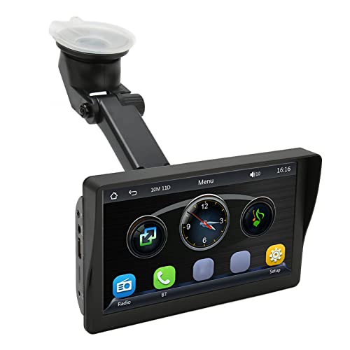 Auto-Multimedia-Player, Autoradio, High-Definition-Bluetooth-Verbindung, Plug-and-Play, 7-Zoll-Touchscreen, Umkehr-Videoeingang für Fahrzeuge von Shanrya