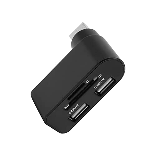 Date HUB, 2‑Port USB Splitter Small High‑Speed ​​für Kameras für Festplatten für Kartenleser für kabellose Mäuse von Shanrya
