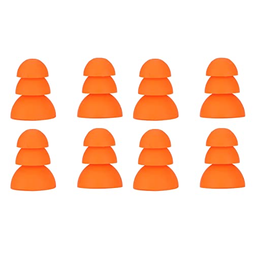 Ersatz-Ohrstöpsel, Se846 Austauschbare orange Innenloch-Silikon-Ohrstöpsel für Kopfhörer von Shanrya