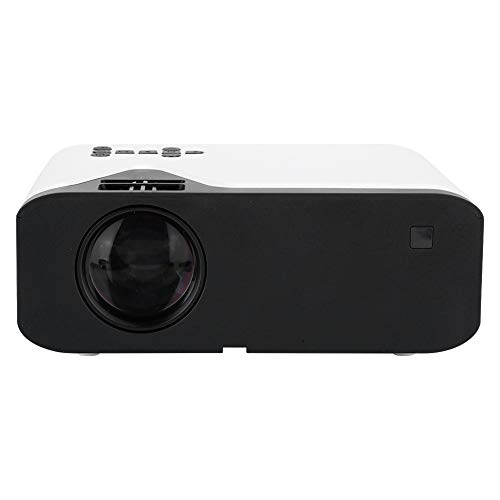 Home Media Projector Player Einfach zu bedienender tragbarer 20P-Projektor Integrierter Multimedia Player(European regulations) von Shanrya