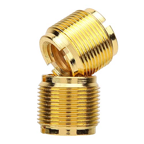Male to Female Thread 2Pcs Microphone Screw, Microphone Screw Adapter, 5/8" to 3/8" for stage for audio device for microphone mount for Studio Male to Female Thread 2Pcs Microphone Screw, Microphone Screw Adapter, 5/8" to 3/8" for stage for audio device for microphone mount for Studio von Shanrya
