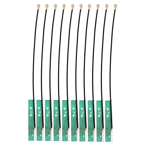 PCB PC-Antenne, Dual Band 3dBi RG1.13 Draht 2,4G 5,8G Stabil Eingebaute WiFi-Antenne Sauerstofffreier Kern für BT-Modul von Shanrya