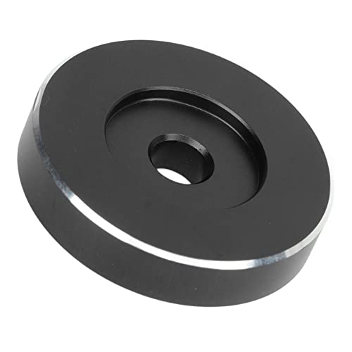 Plattenspieler-Adapter, RPM-Adapter, Standard-Design, Einfache Installation, Grammophon-Zubehör Zum Austausch (Schwarz) von Shanrya
