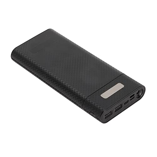 Power Bank Case, Smart 2 USB Output 8x18650 DIY Power Bank mit LCD Display Micro und Typ C Input Port für die meisten Mobiltelefone von Shanrya