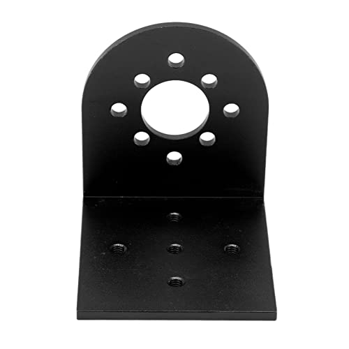 RC-Motorbasis, Hochleistungs-Firm-RC-Metall-Motorhalter in L-Form Aluminiumlegierung Hochpräzise flexible CNC für 4082 5055-Motoren(Schwarz) von Shanrya
