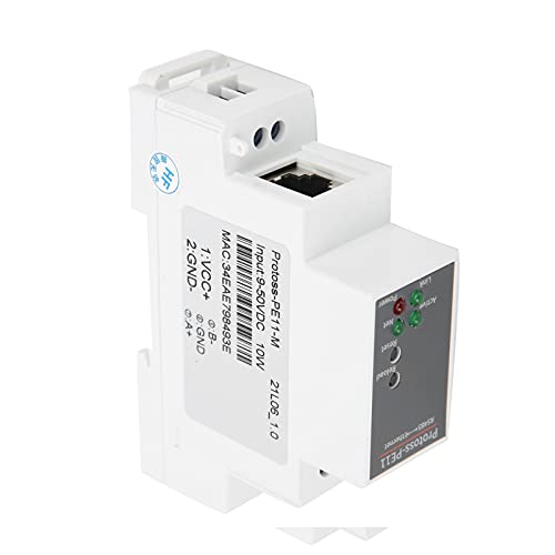 RS485 zu seriellem WLAN-Server, 10 W PE11-M Ethernet Serial Server Schienenmontage Ethernet-Netzwerkmodul-Genauigkeitsprozess für MQTT für TCP für FreeRTOS von Shanrya