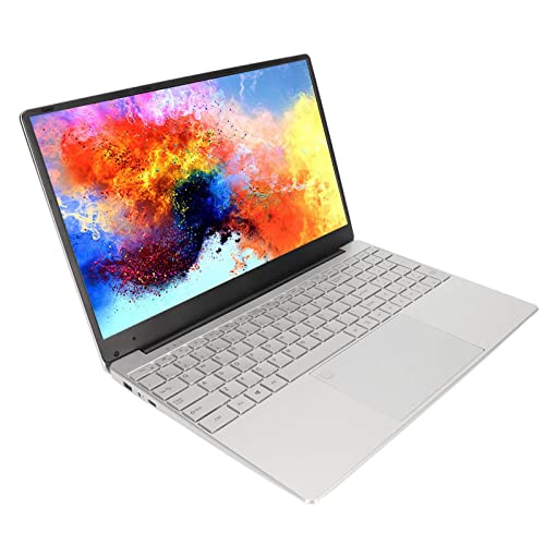 Shanrya 15,6-Zoll-Laptop, Hochleistungs-CPU, IPS-Bildschirm, Lange Akkulaufzeit, Ultradünner Laptop, 100–240 V, für Zuhause (12+1 TB EU-Stecker) von Shanrya