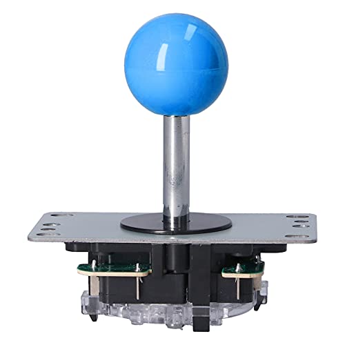 Shanrya Arcade Game DIY Kit Teile, Arcade Game Joystick Kits mit Encoder Board 10 Tasten Joystick für PC Spiel für MAME für Fight Stick(Blau) von Shanrya