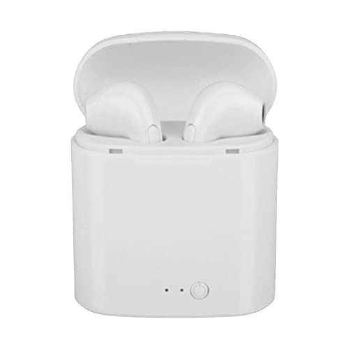 Shanrya Bluetooth-Kopfhörer Automatische Kopplung HD-Rauschunterdrückung Musik Tragbarer HiFi-Stereo-Sound Multifunktions-Sport-Funkkopfhörer (Weiss) von Shanrya