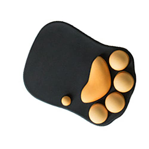 Shanrya Mauspad, Handgelenk-Mauspad Claw Style Cartoon für Büro (Schwarz-Orange) von Shanrya