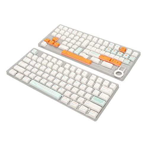 Shanrya PBT-Tastatur-Tastenkappen, 138 Tasten Mechanische Tastenkappen Ergonomische Tastenkappen Langlebig für Mechanische Tastatur für Erwachsene von Shanrya