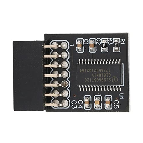 Shanrya TPM 2.0-Verschlüsselungssicherheitsmodul, TPM 2.0-Sicherheitsmodul für Computer-PCB-Sicherheitserweiterung SPI TPM 2.0 14-polig von Shanrya