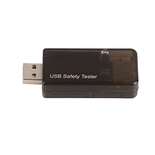Shanrya USB-MessgeräT, Tragbares Plug-and-Play-USB-SpannungsstromprüfgeräT 3‑30 V 0‑5,1 A Echtzeitanzeige J7 T für Powerbank für Kabel für Autoladegerät für Telefon von Shanrya