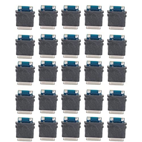 Shanrya USB-Steckverbinder, 20 Stück gelöteter Typ-C-Steckverbinder mit Ring für Laptops für Tablets für Mobiltelefone von Shanrya
