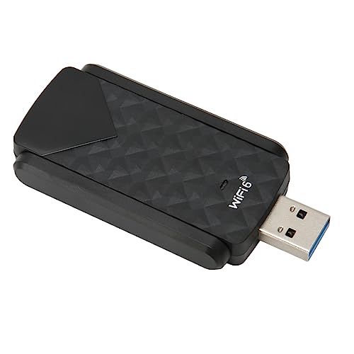 Shanrya WiFi-Dongle, Plug-and-Play 5 GHz 2,4 GHz WiFi 6 USB3.0-Adapter AX1800M für Desktop von Shanrya