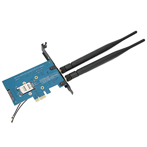 Shanrya Wireless-Adapter, Plug-and-Play-Mini-PCIE-Adapter Multi-System-Kompatibilität für Internet-Café für den Haushalt von Shanrya