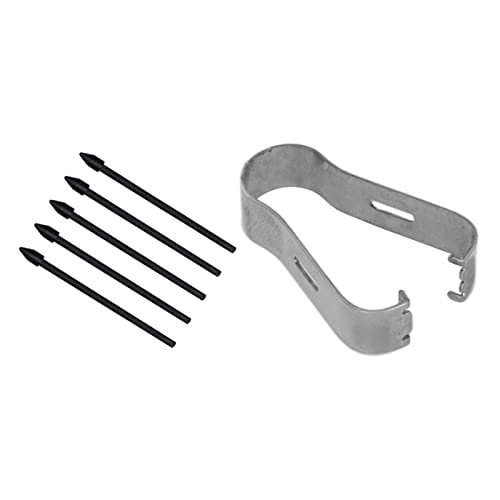 Stylus Tips, Ersatz Touch Stylus Tips 5Pcs Portable mit Pinzette für S6 für S7 für Note 20(Schwarz) von Shanrya