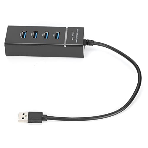 USB 3.0 HUB, ABS USB 4 Port 3.0 Splitter Plug and Play für/OS X/für überall von Shanrya