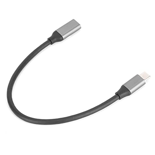 USB C Stecker auf Buchse Verlängerungskabel, HD 4K USB 3.1 Typ C Kabel 3A 60W Effizient für Datenübertragung(0,25m) von Shanrya