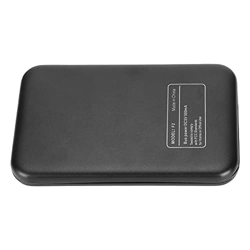 Voluxe Festplattengehäuse, tragbares 2,5-Zoll-SATA-zu-USB-3.0-Festplattengehäuse SATA-zu-USB-3.0-Festplattengehäuse SSD-Gehäuse USB-Gehäuse für Desktop für Laptop(Schwarz) von Shanrya