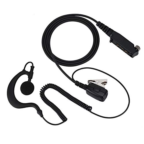 Wireless Headset Walkie Talkie PTT Lautsprecher Ohrhörer Ohrbügel Kopfhörer für STP9000 von Shanrya