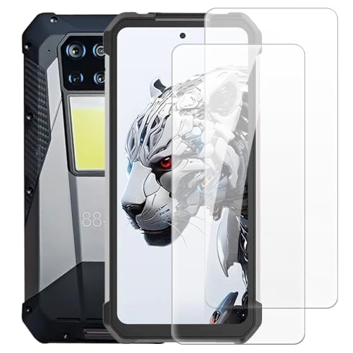 (2 Stück) für Unihertz 8849 Tank 3 Panzerglas Schutz für Unihertz 8849 Tank 3 Displayschutzfolie Smartphone Cover Film 17,2 cm (6,8 Zoll) (transparent) von Shantime