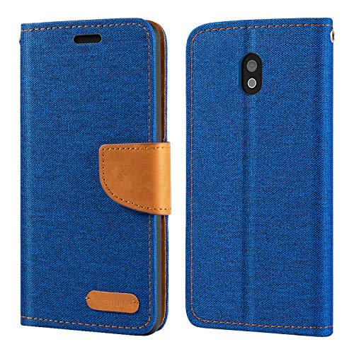 Shantime CAT S42 Hülle, Oxford Leder Wallet Case mit weichem TPU Back Cover Magnet Flip Case für CAT S42 von Shantime