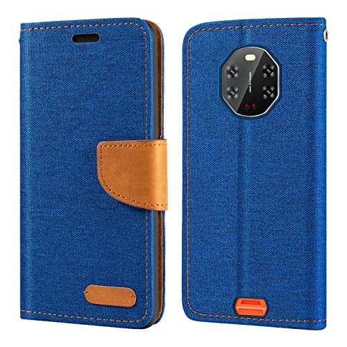 Shantime Schutzhülle für Blackview BL8800 Pro, Oxford-Leder, Brieftaschen-Schutzhülle mit weichem TPU-Magnetverschluss, für Blackview BL8800 (6,6 Zoll), Blau von Shantime