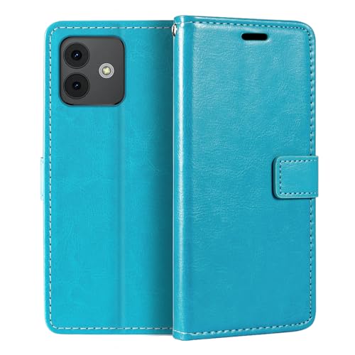 Shantime Schutzhülle für Cubot Note 40, Premium-PU-Leder, magnetisch, Klapphülle mit Kartenhalter und Ständer, für Cubot Note 40 (6,5 Zoll), Himmelblau von Shantime